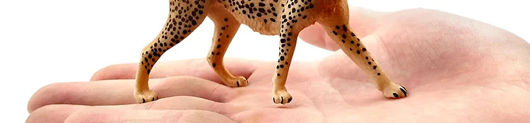 Имитация милого козла гепарда леопарда фигурка животного модель Овцы фигурка домашнего декора миниатюрное украшение для сада в виде Феи аксессуары