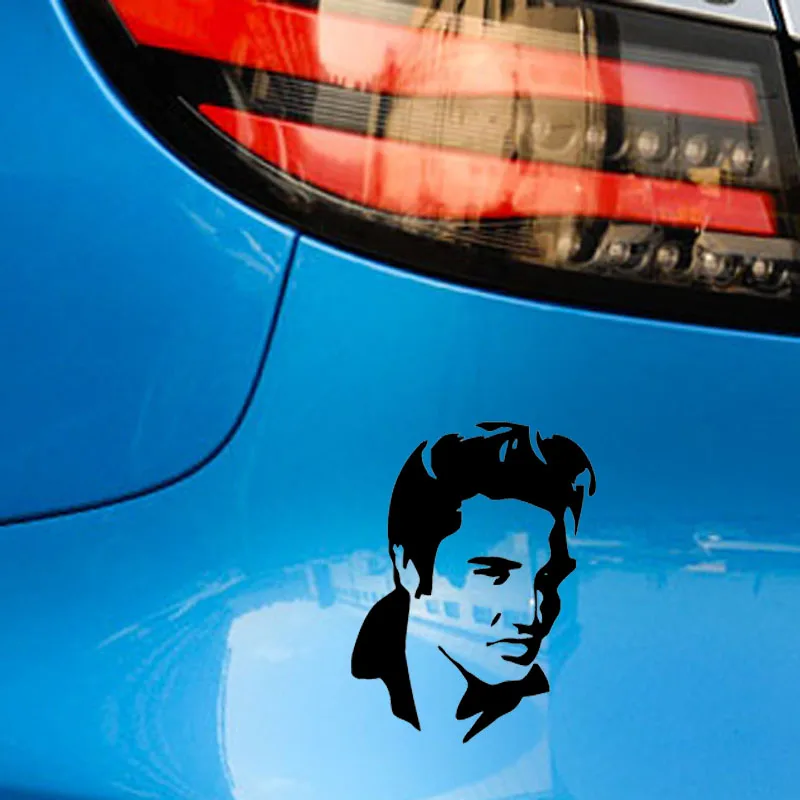 YJZT 9,6 см* 12,7 см Young Elvis Presley виниловая наклейка на машину наклейка черный/серебристый C3-0011