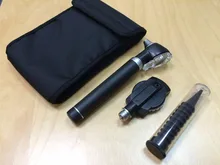 Free Shipping – Quality Professional Doctor Fiber optic Opthalmoscope Otoscope Diagnostic Set Bright & Whitest LED illumination