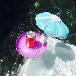 Новый мини надувной держатель для напитков ПВХ плавающий зонтик для бассейна и ванной пляжные вечерние игрушки FMS19
