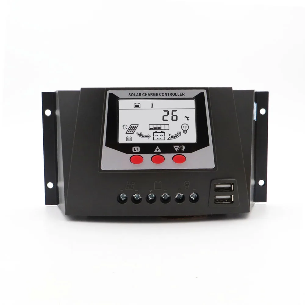 

40A Auto Backlight PWM Solar Charger controller Charger Regulators 40AMPS 12V 24V LiFePO4 lithium Battery 3.2V 3.7V