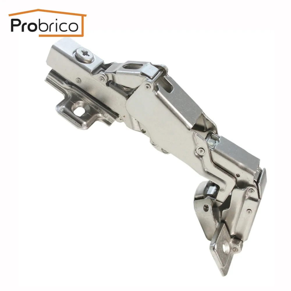 Probrico 4 زوج لينة إغلاق ركن مطبخ مجلس الوزراء مطوية المفصلي 165 درجة CHW093HA أخفى تركيبة خزانة الباب المفصلي