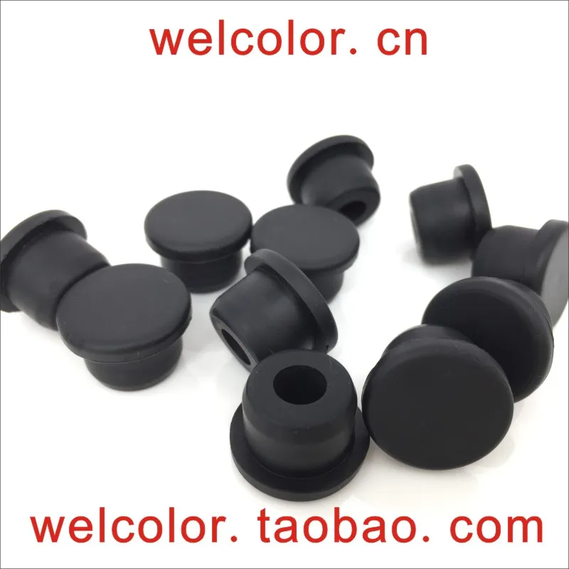

T-type 15.5mm Rohs Silicone rubber round high elasticity sealing dust plug shock absorber foot pad 15mm 39/64" 19/32" 15 mm hole