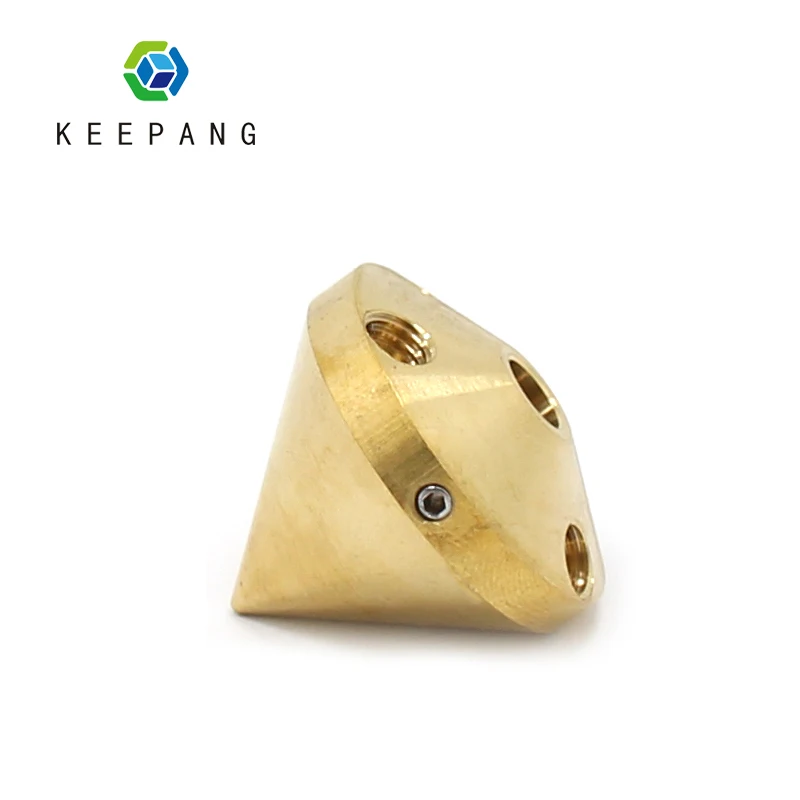 3D Printer 3 in 1 out Nozzle multi color brass Diamond hotend 0.4mm 1.75mm