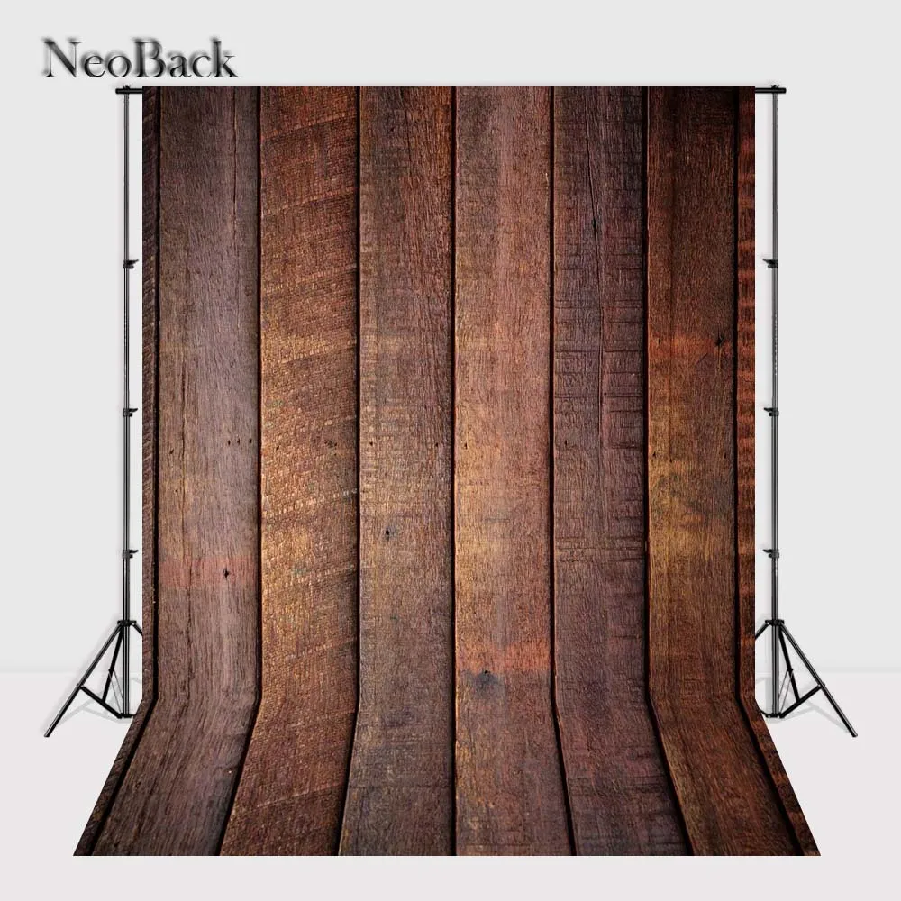 

NeoBack 3x5ft 6x9ft Wood floor Photo Backgrounds new born baby children photo shooting printed Photographic Backdrops P1181