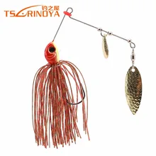 Trulinoya P24 Spinnerbait 7g Fishing Lures 5PCS/Lot Spirit Spinner Bait Hard Bait Artificial Baits Blades VMC Hooks Metal Spoon