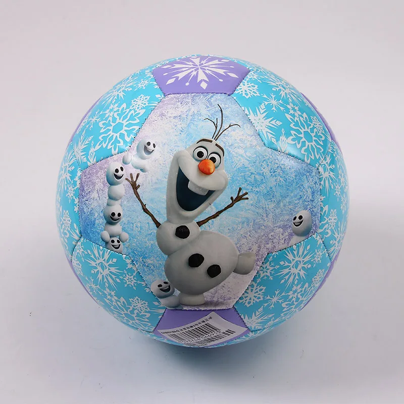 Football ball Cute Cartoon Portable Olaf Frozen pattern Kids girls Toys Soccer Ball best gift outdoor sports toy (4)