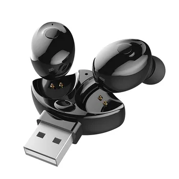 

Portable Mini Bluetooth V5.0 Headset TWS Wireless Earphones Earbuds Stereo USB Charging Sports Waterproof Earphones