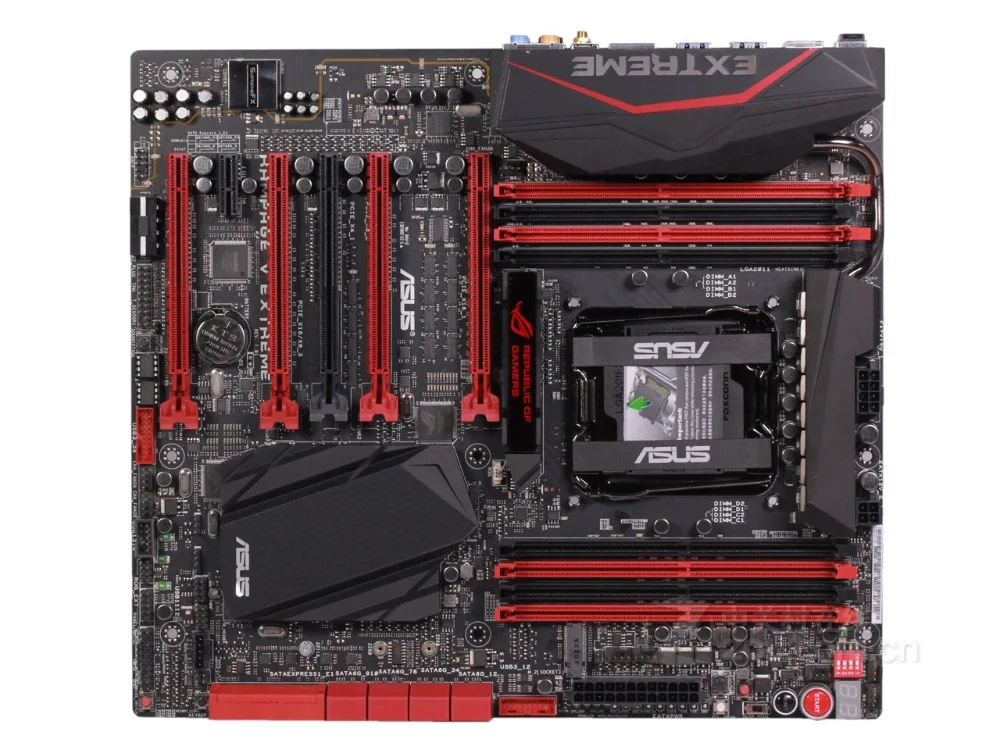ASUS RAMPAGE V Экстрим оригинальная материнская плата LGA 2011 V3 DDR4 для i7 X CPU 128GB USB3.0 X99