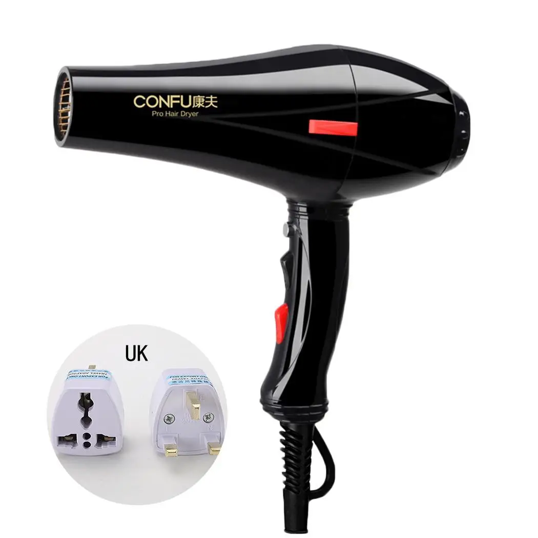 

2300W Professional Electric Blow Hair Dryer Over Heat Appliances Protection 2.8 meters 220V UK Plug, EU Plug