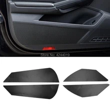 Для Фольксваген Lamando автомобиль внутри двери Крышка Защита от царапин анти Kick колодки углерода волокно стикеры s шт. 4 шт. автомобиля Стикеры
