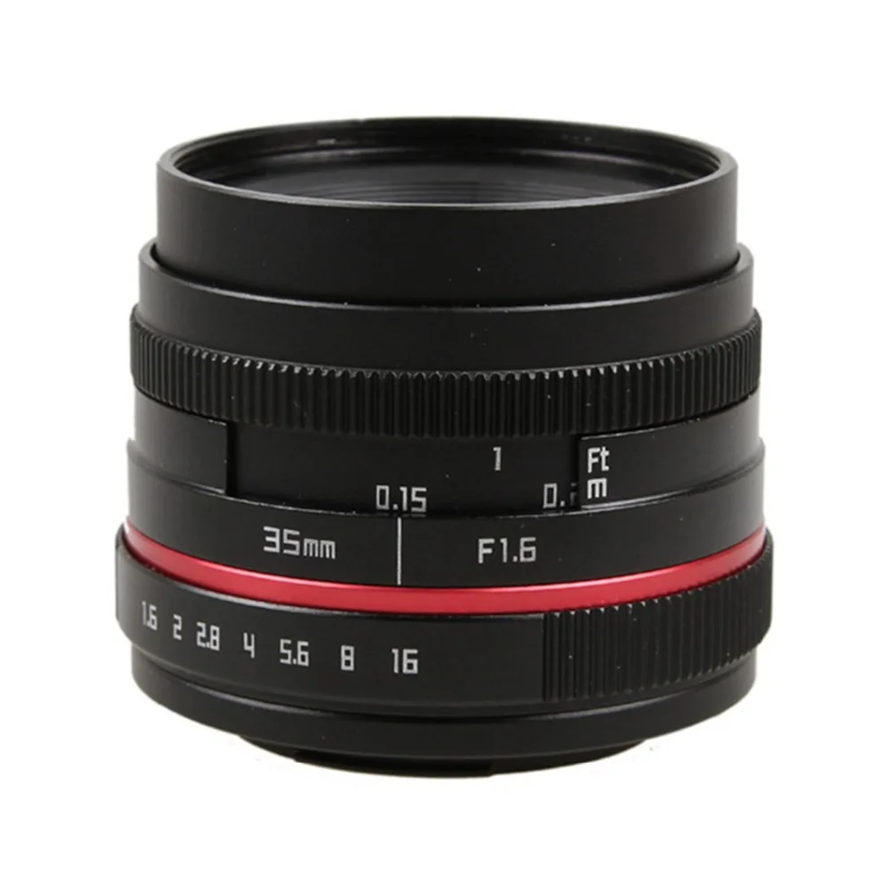 Ручной широкоугольный объектив 35 мм F1.6 для Olympus Panasonic Micro 4/3 M4/3 EP5 GH4 GX7 GX8 GX85 с