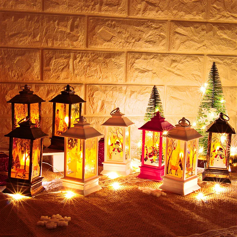 

1 Pcs Wireless Christmas Gift Decoration LED Light Candles for Home Led Christmas Tree Candle with Jesus Snowman Santa 8x20cm