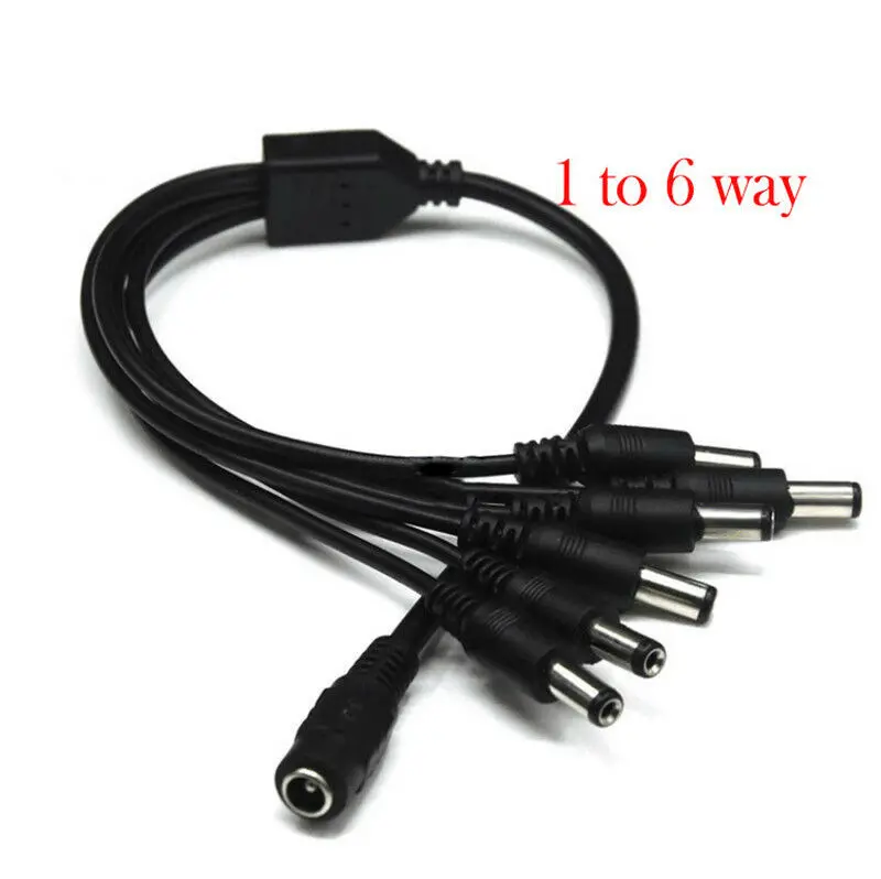 12 В постоянного тока 1 гнездо до 2 3 4 5 6 8 каналов штекер питания разделитель кабеля