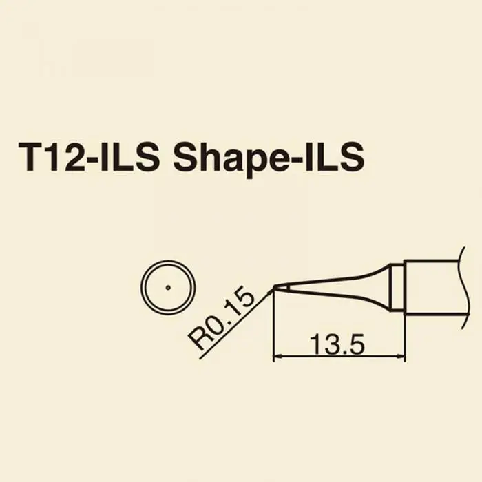 Новая замена бескислородной меди паяльник наконечник для Hakko T12-ILS форма ILS PCB ремонт ручные инструменты