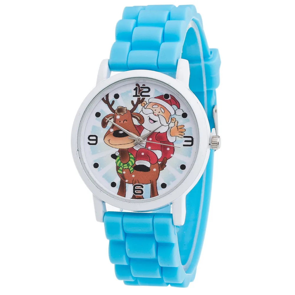 New Christmas Gifts Children Color Fashion Watch Silicone Strap Wrist Watch Vogue Boys Girls Casual Bracelet orologio donna A60