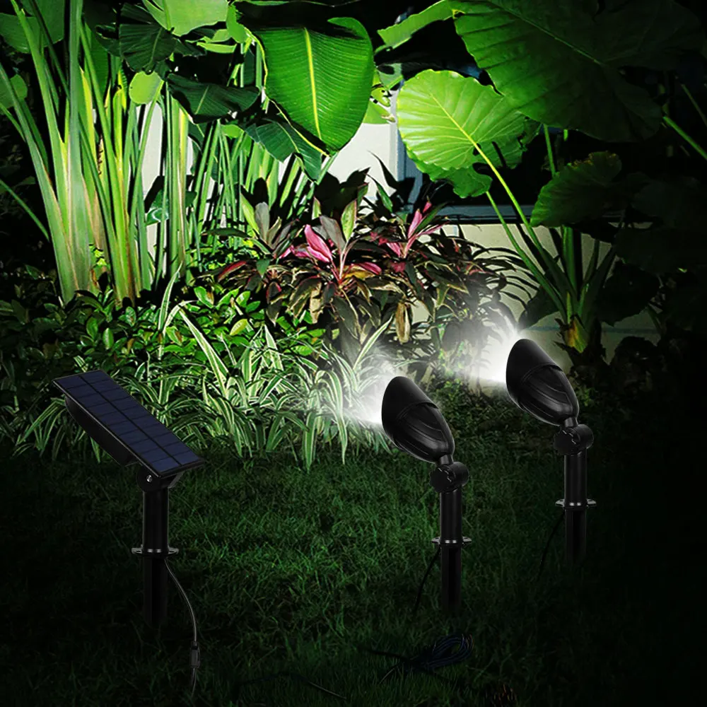 led dois movimento solar luz do jardim