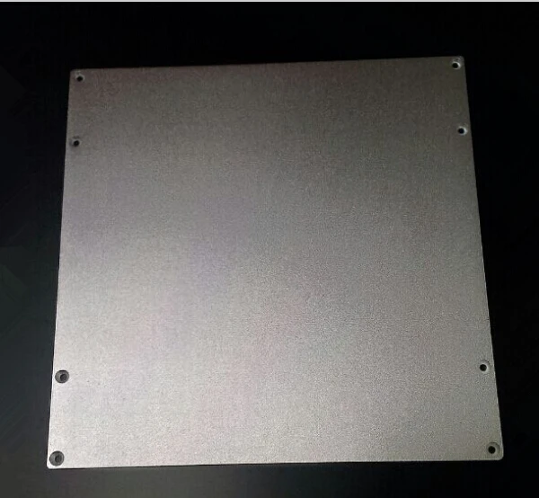 

3 D printer parts DIY Reprap Aluminium Build Platform Heated Bed Plate for Prusa 3D Printers 220*210*3 mm free shipping