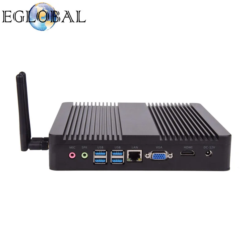 Процессор EGlobal fanless Nuc Core i5 7200U i3 7100U DDR3L памяти Barebone мини ПК Linux Windows10 Minipc настольный мини ПК компьютер