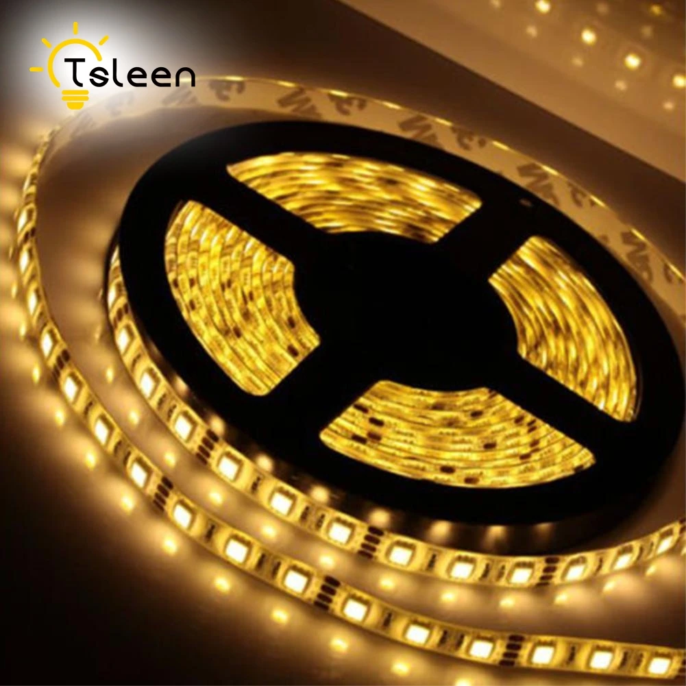 Cheap 1m 5m Flexible LED Strip Light Multi Color RGB 3528 SMD 12V Roll Super Bright 60 Leds/m