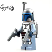 HAO gao Le 100 шт. детские игрушки Джанго Фетт с оружием на заказ лучший подарок для детей Aciton fiugres DIY строительные блоки