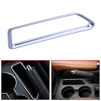 

beler Chrome Plated Gear Shift Panel Storage Box Position Cover Trim fit for Jeep Patriot Compass 2011-2017