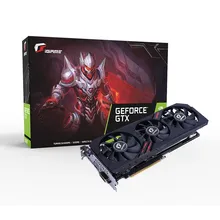 Placa de vídeo gaming geforce gtx 1660 ti ultra 6g, placa de vídeo colorida gddr6 192bit 1845mhz PCI-EX16 3.0 placa gráfica hdmi para pc