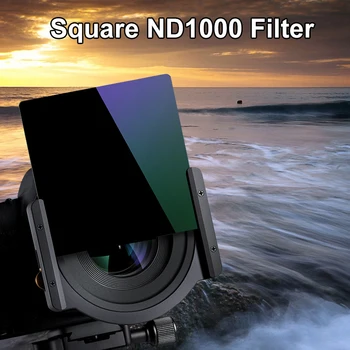 

K&F Concept 100x100mm ND1000 20 Layer Square Lens Filter 10 Stop Optical Glass ND Filter Neutral Density Filter with Filter Case