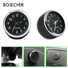 Luminous Car Clock Mechanics Quartz Clock Mini Noctilucent Watch Clock for car-styling kit