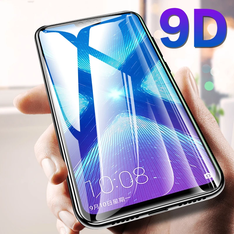 Защитное стекло для honor 9lite 9D 8x закаленное Huawei 8x9 8 7x lite 8lite защита экрана honer