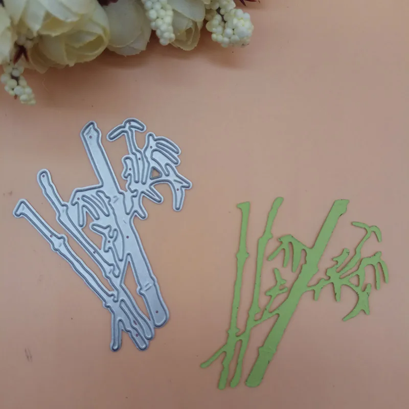 

Bamboo tree Leaves Panda 2018 New Cutting Dies Scrapbooking Dies Metal Embossing Stamps and die for Card Making DIY