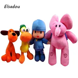 Elsadou 4 шт./лот Pocoyo Элли и Пато и Pocoyo & Loula мягкая игрушка кукла