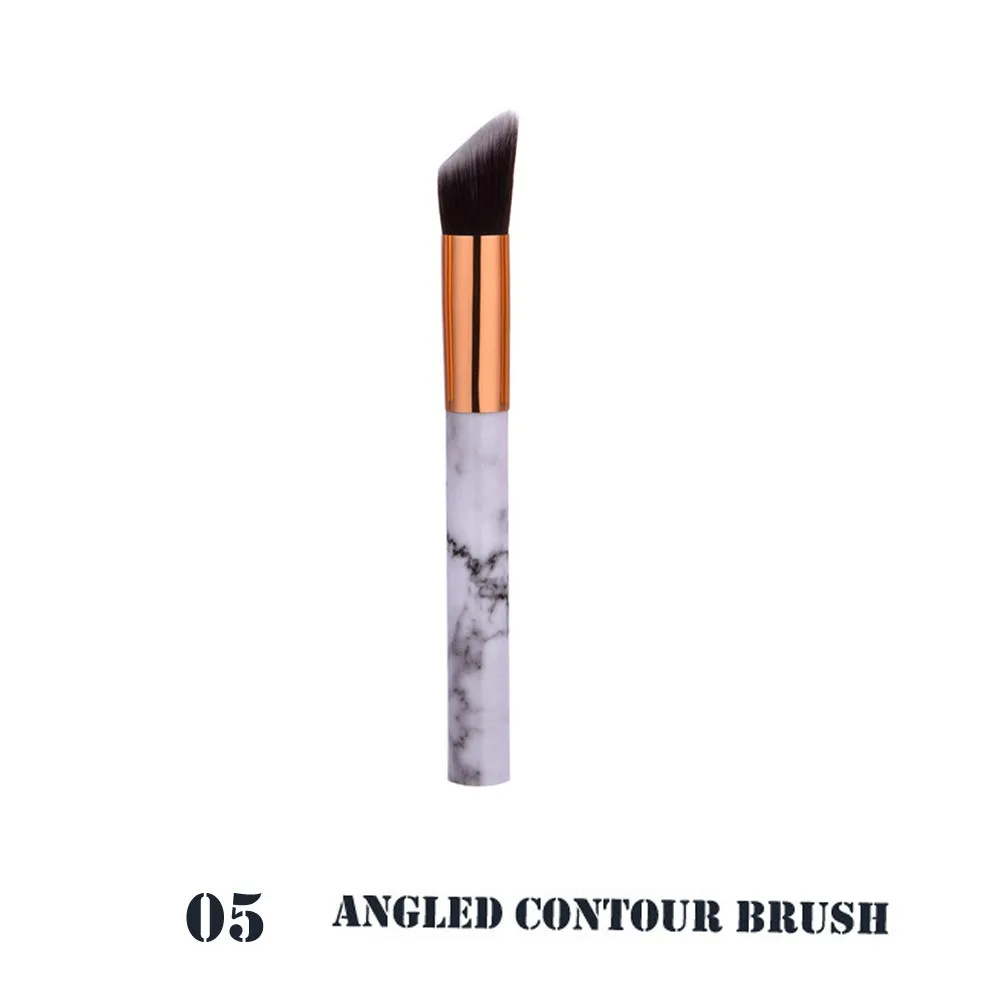 501 New Fashion Marble Makeup Brush Set Professional Face Eye Shadow Eyeliner Foundation Makeup Brushes Tool Freeship - Handle Color: E