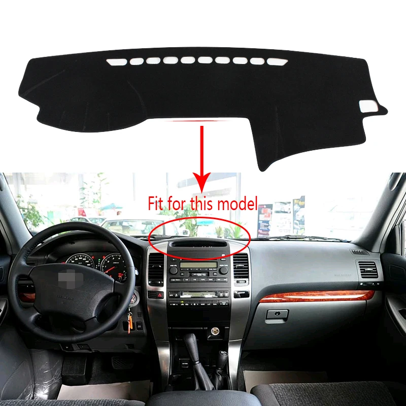 Для Toyota Land Cruiser Prado FJ120 2003 2009 внутренняя панель приборной панели коврик для защиты