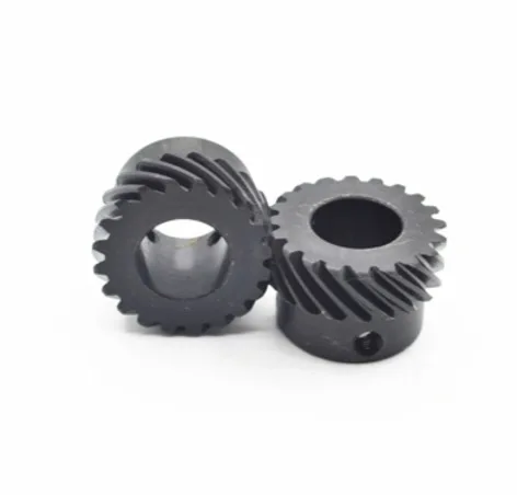 

2Pieces/Lot Diameter:20.38mm hole:6mm 1M-13Teeth Helical Gear 45Degrees Oblique Gear