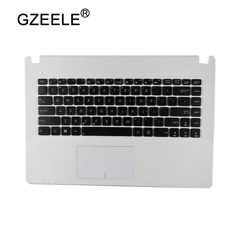  GZEELE New US Keyboard for Asus X450 X450C X450CA X450CC X450CP X450L X450LA upper C Case English L
