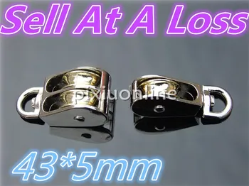 

1pcs/lot K798 Small Zinc Alloy Fixed Pulley 43*5mm Single Pulley for DIY Model Making Sell At A Loss USA Belarus Ukraine