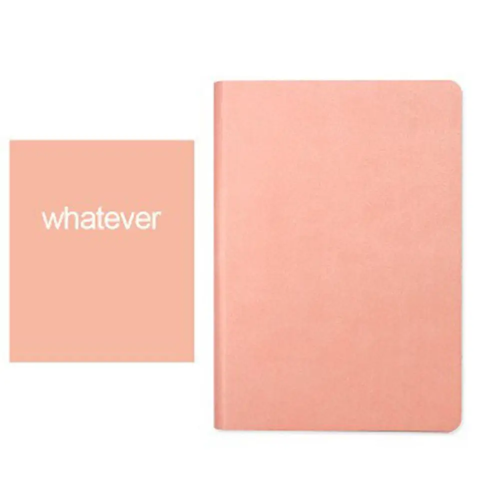 Nothebook с Чехол из кожзаменителя для студентов, пишущих работает с нанесенными плюсиками; в клетку ручной ежедневник дневник пунктирной линии пуля d25 - Цвет: Pink blank