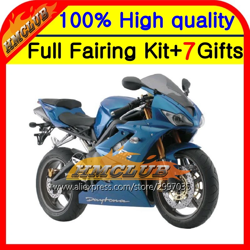 

Body For TRIUMPH Stock blue Daytona 675 2002 2006 2007 2008 2008 9HM63 ALL Gloss blue 02-08 02 03 04 05 06 07 08 08 08 Fairings