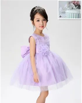 

Baby Girl Dress Red Lace Princess Girl Communion Dress Big Bow Bridesmaid Wedding Party Birthday Elegant Girls Princess Dress