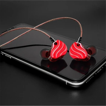 

3.5mm In-ear Stereo Earbuds Earphone Double Dynamic Driver 4 Speakers HiFi Bass with Mic Headset for Xiaomi honor Ear phones