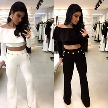 2018 New Arrival None Full Safari Style Pullover Slash Neck Regular Elastic Waist Short Solid Full Length Women's Sets 2018 New Arrival None Full Safari Style Pullover Slash Neck Regular Elastic Waist Short Solid Full Length Women's Sets