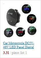 Автомобиль Мотоцикл DC5V-48V светодиодный панель Цифровой измеритель напряжения дисплей Вольтметр Type2 l29k