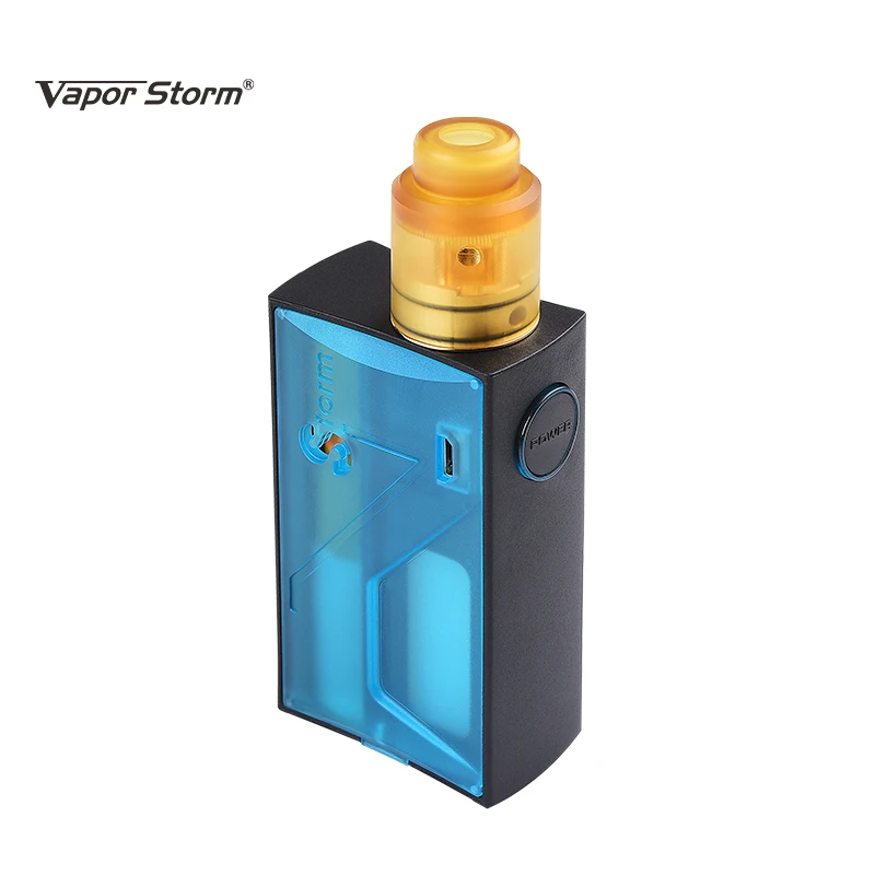 

Original Vapor Storm Raptor Mod 5mL BF Bottom Feeding bottle with RDA Atomizer fit for 18650 20700 21700 Battery E-Cigarette kit