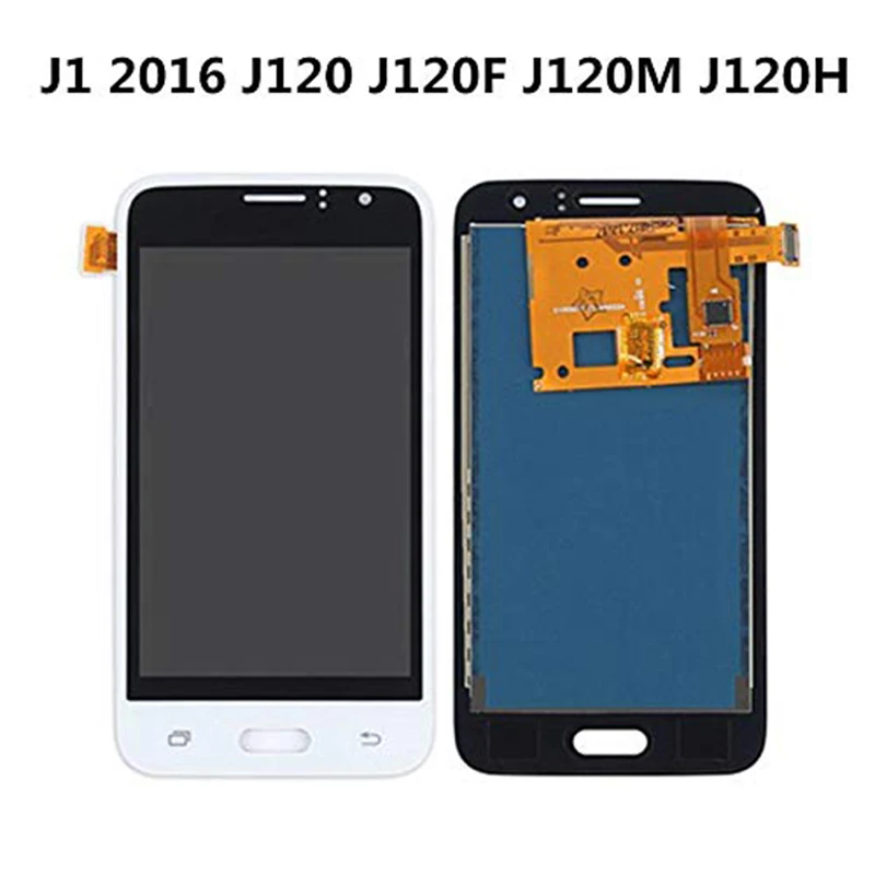 

J120F LCD For Samsung Galaxy J1 2016 J120 Case J120F LCD Display Touch Screen Assembly For Samsung J1 2016 J120 SM-J120F Display