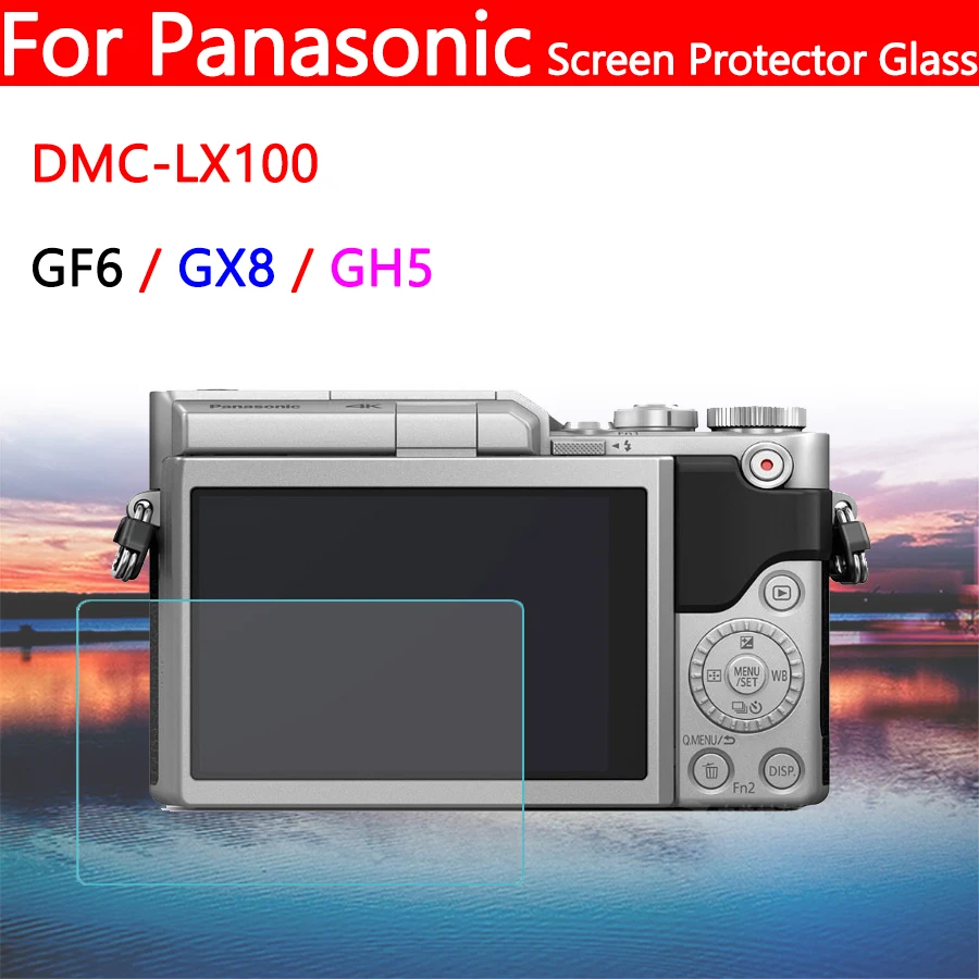 Дешевый Камера ЖК дисплей Дисплей Защитная пленка для Panasonic GH5 GF6 GX8 DMC LX100 экран цифровой камеры протектор 2.5D 9 H закаленное Стекло