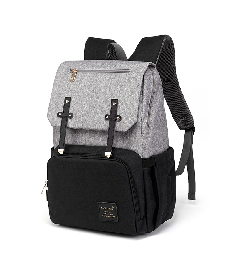 Fashion Diaper Bag Mummy Backpack Large Capacity Maternity Nappy Bag Usb Baby Stroller Bag Waterproof Oxford Handbag For Mother (30)