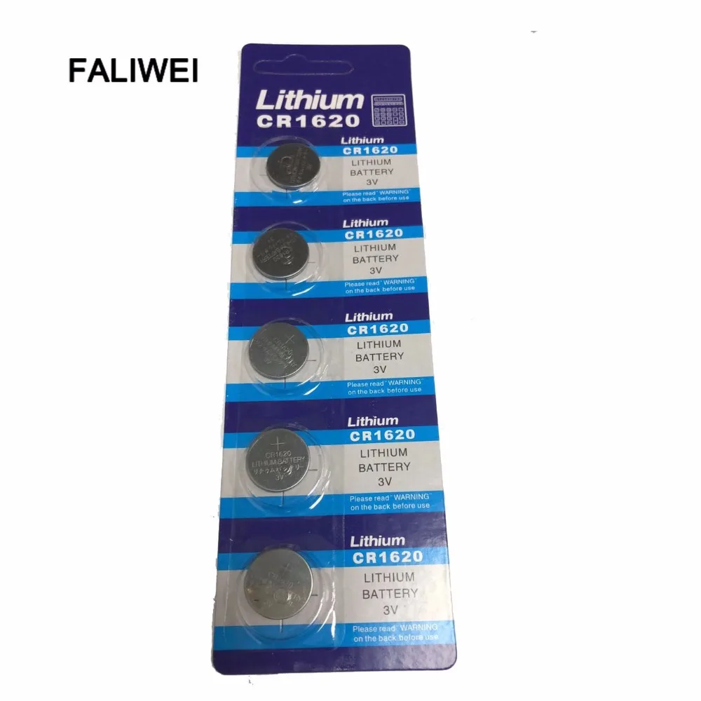 5PCS/LOT CR1620 1620 Button Cell Battery lithium battery for Car key
