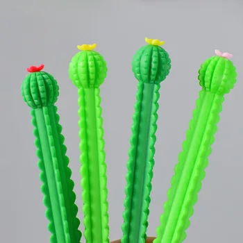 

Creative Prickly pear Gel Pen Cute Cactus 0.5mm Black Ink Neutral pen office School writing Supplies Stationery gift