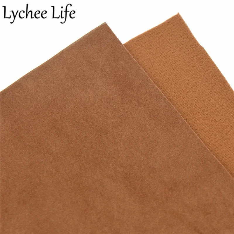 Lychee Life A4 бархатная синтетическая ткань цветная искусственная ткань 29x21 см DIY Современная домашняя одежда текстиль швейная одежда аксессуары